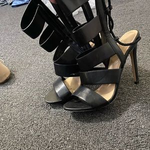 MOVE OUT SALE Aldo black strap heels
